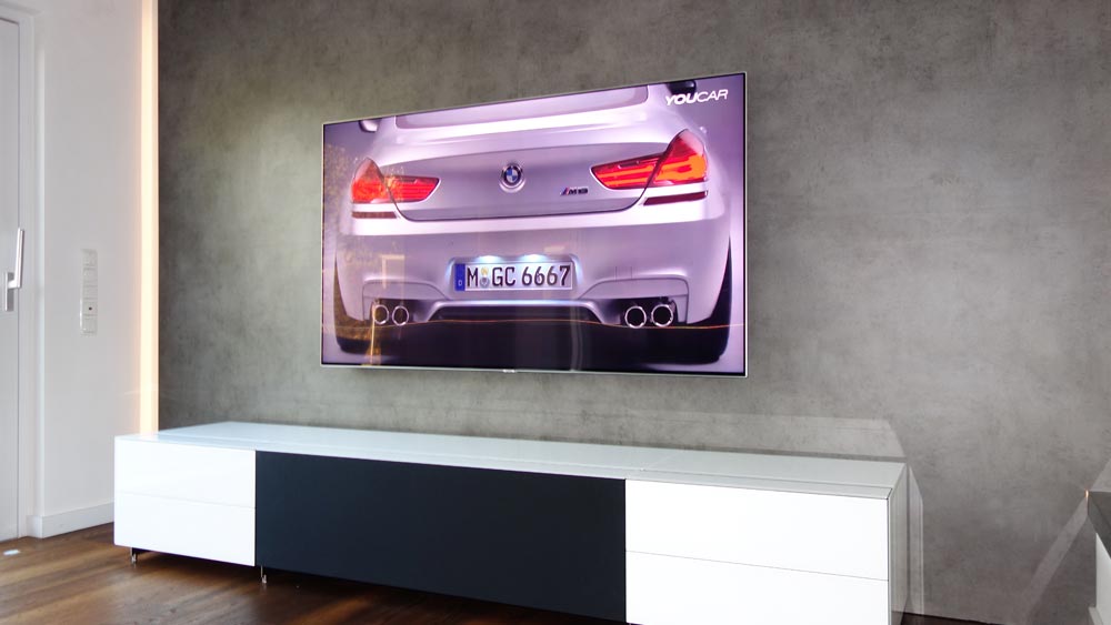 TV Hifi Wohnwand für unseren Kunden aus München