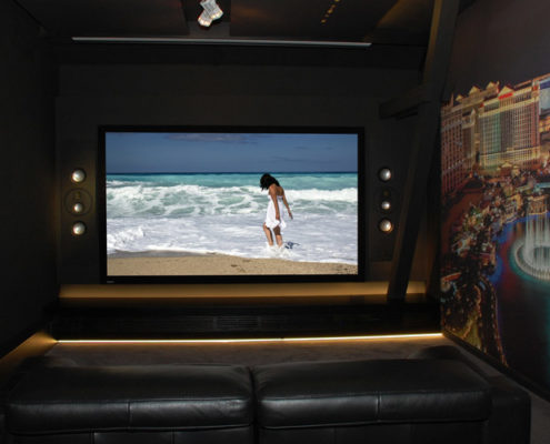 wandeinbau lautsprecher im heimkino verbaut in münchen